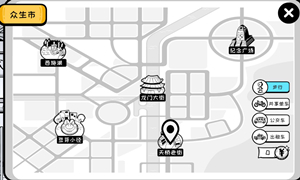 众生游地图大全?