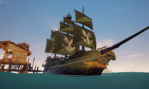 盗贼之海斯巴达船皮肤白嫖方法