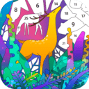 爱填色数字填色绘本