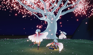 光遇樱花树烛火收集方法